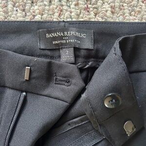 Banana Republic Black Sculptek Stretch Trousers